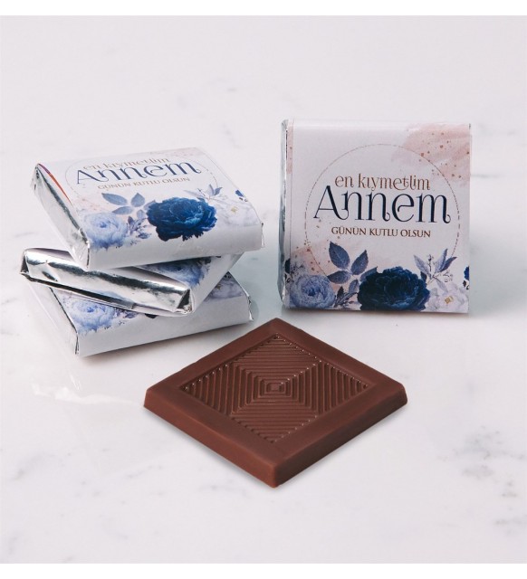 Anneler Günü Çikolatası Metal Kutu En Kıymetlim (80 Adet Dökme Napoliten Çikolata)